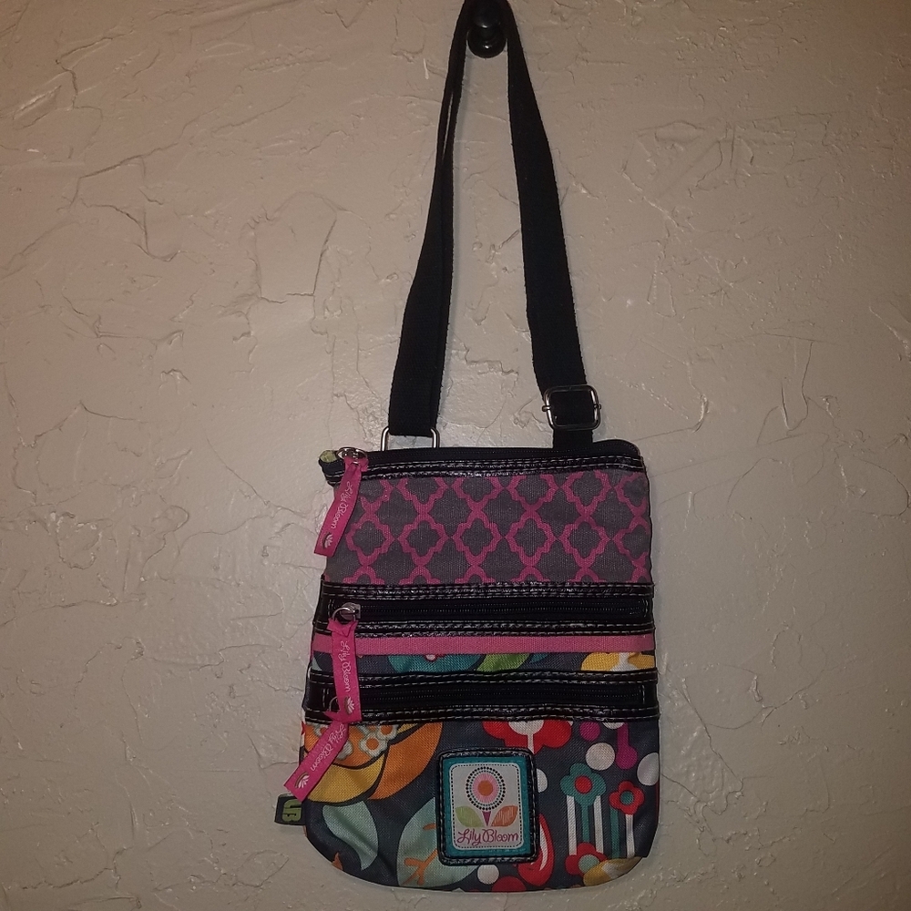 Lily Bloom Small Hipster Crossbody Purse Handbag